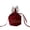 Red, variant on Ympkerial Bunny Easter Gift Bags with Drawstrings and Rabbit Ear Velvet 5x3.5 Inch Party Favor Pouches for Candy Treats Jewelry Storage 1 Pack