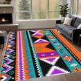 thumbnail image 5 of 3'x5' carpet small runway carpet area rug neutral area rug non slip coastal area rug, 5 of 10