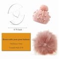 thumbnail image 4 of Botones de Pompones Extraíbles para Sombreros, 40 Piezas de Soporte para Pompones, Herramientas de Sujeción para Hacer Sombreros de Punto, Soportes para Pompones, 4 of 5