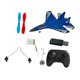 thumbnail image 2 of Avión RC de control remoto, modelo de espuma, planeador para uso en exteriores, adecuado para niños y adultos azul, 2 of 9