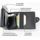 thumbnail image 4 of Double Anti-Theft Wallet RFID-NFC Secure POP UP Card Holder, 4 of 5