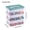 Toy Storage Rack—Green, variant on UFORU Small Building Blocks 3-Tier Storage Box, Stackable Clear Plastic Organizer with Lid & Adjustable Dividers – Toy Storage Container for Small Bricks, Tiny Parts, Home & Game Room Organization