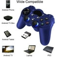 thumbnail image 2 of USB 2.4G Wireless Game Controller 2 Pack for PC/Laptop Computer (Windows XP/7/8/10)/ Android / PS3 & Steam Joystick Gamepad for pc Games Controller C, 2 of 6