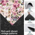 thumbnail image 3 of Pioneer Flower Floral Print Pattern Kitchen Rugs Sets Of 3,Kitchen Runner Rugs Non Skid Washable,Decorative Kitchen Floor Mats for Kitchen,Sink,Laundry,17"x30"+ 17"x47" + 17"x59", 3 of 6