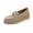 Khaki, variant on Willtoo Women's Comfortable Thick-Soled Slip-On Wedge Shoes, Jeans Flats with Soft & Flexible Soles, Sneakers for Women Loafers Comfy Buckle Decor