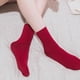 thumbnail image 1 of 1 Par de Calcetines de Otoño E Invierno para Mujer, con Forro Polar Grueso, Resistentes Al Frío, Cálidos y Calefactores, para La Nieve, Unisex, Hasta La Pantorrilla., 1 of 1
