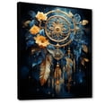 thumbnail image 2 of Designart "Mirage Of Black And Blue Dreamcatcher" Dream catcher Floater Framed Canvas Art Print, 2 of 5