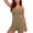 Khaki, variant on Sexlip Women Romper Shorts Cotton Linen Blend Quick Dry Fabric Loose Fit Comfort Style Athletic Performance Wear Blue XXL