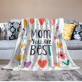 thumbnail image 6 of Mom You Are Simply The Best Flannel Blanket 50"x60" Mom Quote Soft Fuzzy Cozy Warm Winter Throw Blanket for Couch Bed Living Room Throw Blanket for Adults And Kids, 6 of 8
