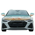 thumbnail image 2 of Yuyamidu Starfish Car Hood Covers Protector Beach Car Front Hood Cover with Elastic Band Auto Exterior Rear View Accessories Fashion Side Mirror Covers for Cars Sedans, 3 PCS, 2 of 7