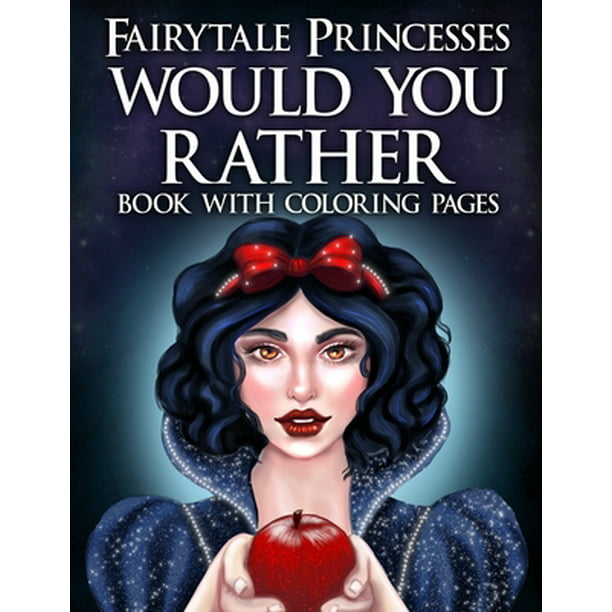Download Family Night Games Fairytale Princesses Would You Rather Book With Coloring Pages Conversation Starter Questions Game