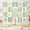 Flower 70s Green, variant on 70s Retro Cute Green Pink Flower Small Kitchen Curtains Checkered Groovy Window Treatment Funky Rod Pocket Cafe Short Window Curtains for Bathroom Dining Room Tier Treatment Drape 27.5x39 inch
