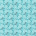 thumbnail image 1 of Ahgly Company Machine Washable Indoor Square Transitional Tron Blue Area Rugs, 6' Square, 1 of 7