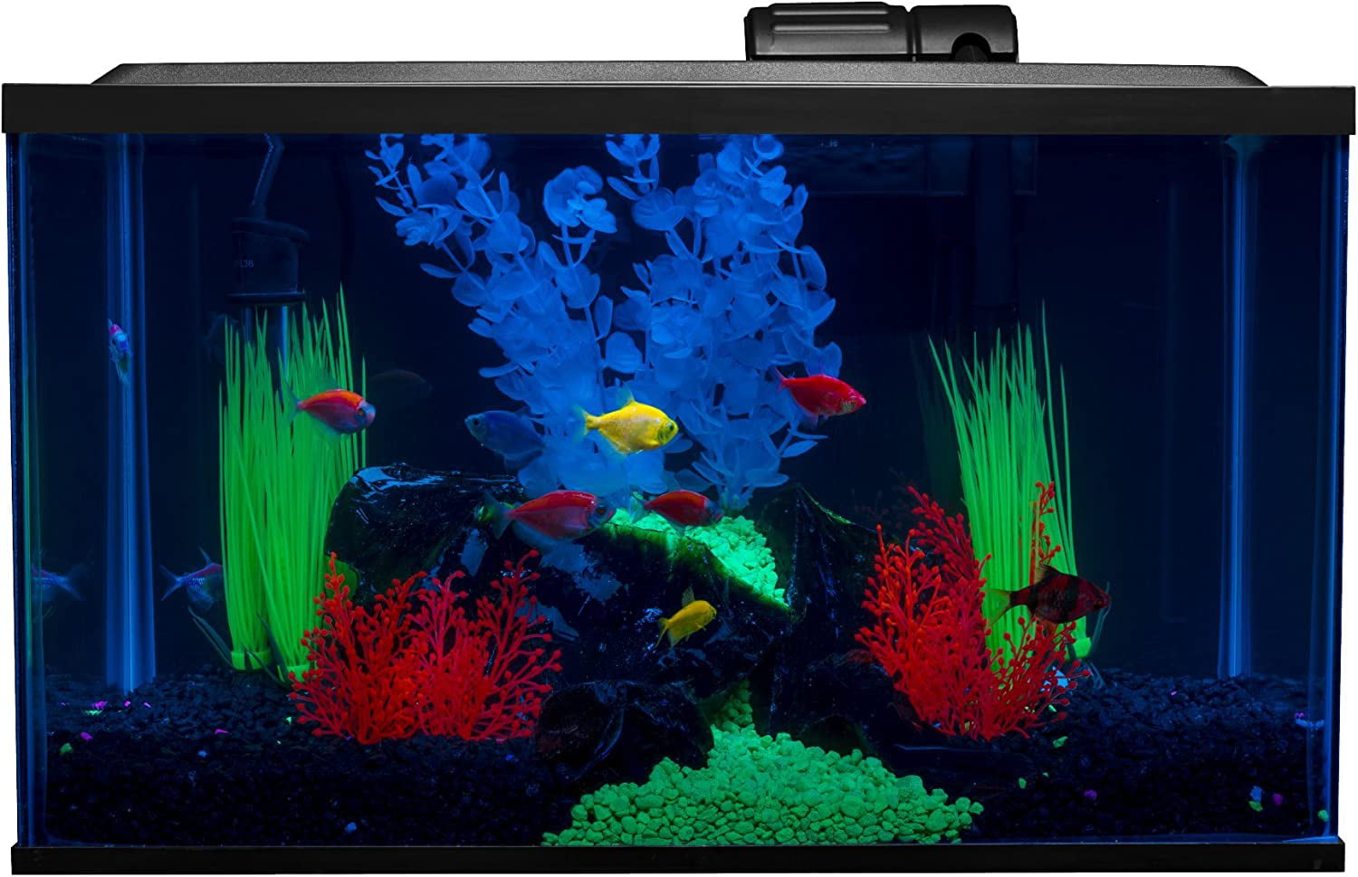 speel piano Persoonlijk Comorama 10 Gallon Aquarium Fish Tank Kits, Includes LED Lighting and Décor -  Walmart.com