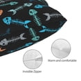 thumbnail image 3 of Balery Little Fish Skeleton Funda de Cojín Estampada, Regalos para Mujeres, Regalos de Amor para Ella, Regalos para Novia o Esposa, Funda de Almohada-16"x24", 3 of 6