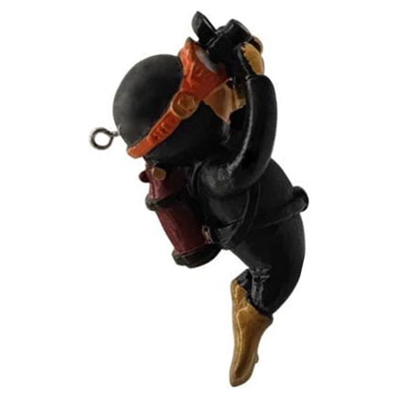 yingyy PVC Fishtank Diver Decor Lovely Reusable Artificial Decorative Landscaping Aquarium Ornament Decoration Accessories Type 2 Black