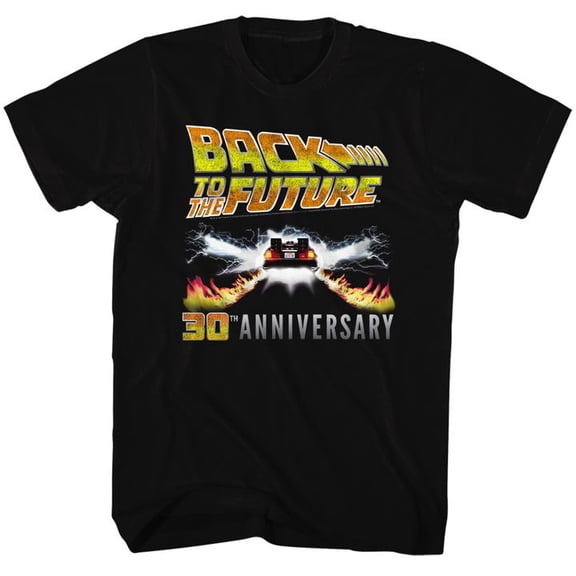 Back To The Future 31St Anniversary Black Adult T-Shirt 4Xl