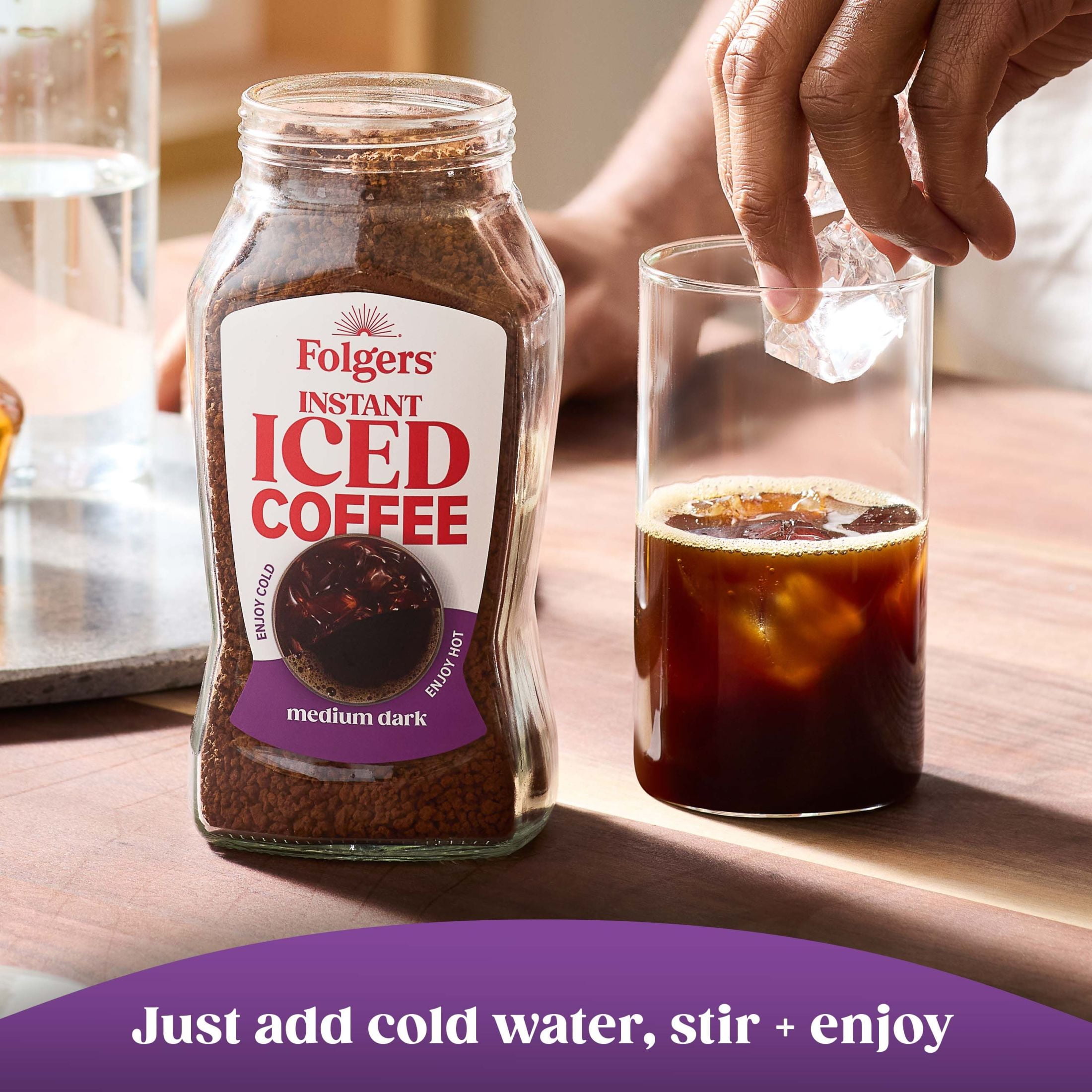 Folgers Instant Iced Coffee, 7 oz Jar