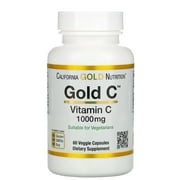 California Gold Nutrition Gold C, Vitamin C, 1,000 mg, 60 Veggie Capsules