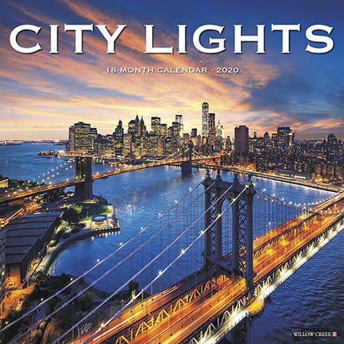 Willow Creek Press 2020 City Lights Wall Calendar