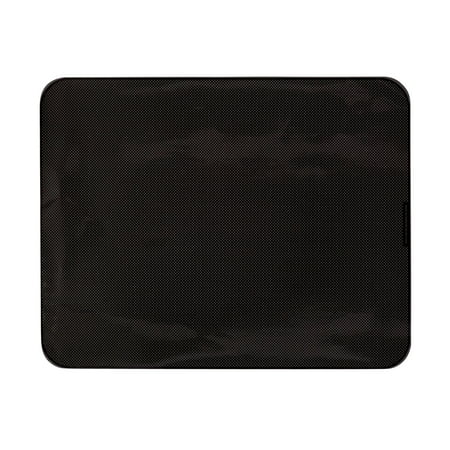 Auto Drive Universal Fit Side Window Repeat Using Black PVC Static Cling Sun Shade 1 Pack, 12" x 16"