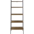 thumbnail image 1 of Walker Edison Furniture BS72ARLDRO 72 in. Modern Ladder Bookcase, Reclaimed Barnwood, 1 of 2