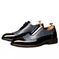 thumbnail image 2 of Men's Dress Shoes Genuine Leather Oxfords Luxury Formal Business Suit Shoes with Blake Rapid Stitch, 2 of 8