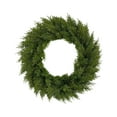 thumbnail image 2 of Holiday Christmas Wreath for Front Door Real Touch Pine Garland Wreath, Realistic Greenery Decor for Indoor Outdoor Home, Window,Mantel,Xmas Winter Seasonal Decorations,Green Leaves Wreath, 2 of 6