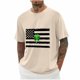 thumbnail image 1 of Tops para hombre, blusas y camisas de cuello redondo y manga corta para hombre, blusas casuales de moda con cuello redondo y manga corta para hombre, blusas para hombre, 1 of 3