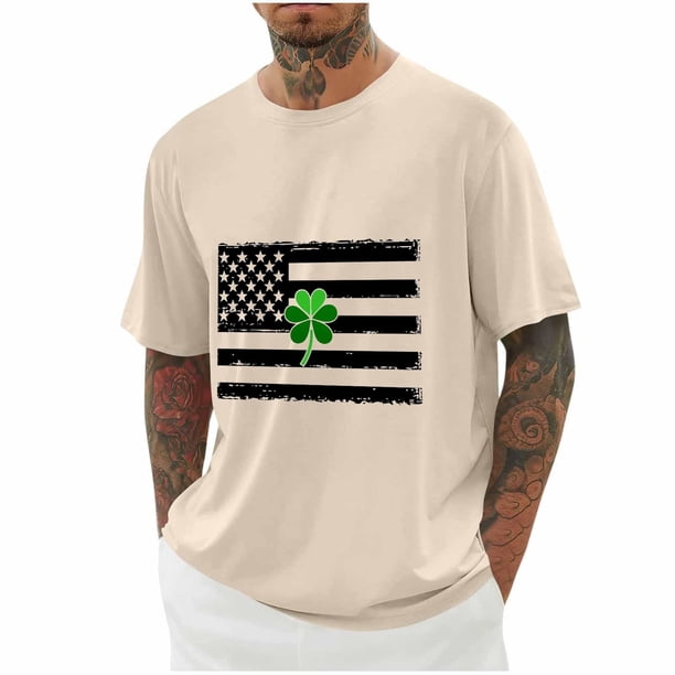 Tops para hombre, blusas y camisas de cuello redondo y manga corta para hombre, blusas casuales de moda con cuello redondo y manga corta para hombre, blusas para hombre