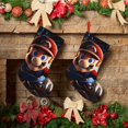 thumbnail image 6 of Saiise Mario Print 18 Inches Christmas Stockings,Large Stockings for for Christmas Xmas Tree Holiday Fireplace Family Decor Gifts, 6 of 8