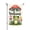 Style 3, variant on Welcome Spring Garden Flag 12x18 Inch Double Sided Fox Flowers Garden Flag Cute Fox Face With Floral Wreath Spring Summer Yard Flag Outdoor House Decor