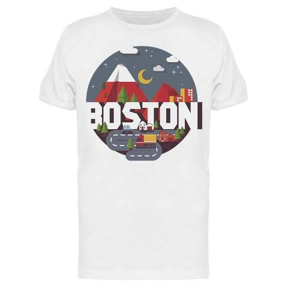 Boston Great Destination T-Shirt Men -Image by Shutterstock, Male 3X-Large