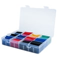thumbnail image 1 of MasteelfCA 750 Pcs Tubes Rétractables Colorés (Couleur Assortie), 1 of 7