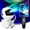 White guitar, variant on Astronaut Projector,Star Projector Galaxy Light,Night Light for Kids,Light Projector for Bedroom,Starry Nebula Ceiling LED Lamp,with Remote (White1)