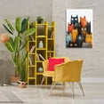 thumbnail image 3 of Stupell Industries Fun Peeking Cat Faces Animals & Insects Painting Gallery Wrapped Canvas Art Print Wall Art, 24 x 36, 3 of 8