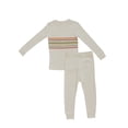 thumbnail image 5 of Tealbee Toddler Pajamas 2 Piece Set 12M–4T – Snug Fit Long Sleeve TENCEL Modal, No Itch Seams, Soft Kids PJs - 2T-3T - Zigzag, 5 of 10