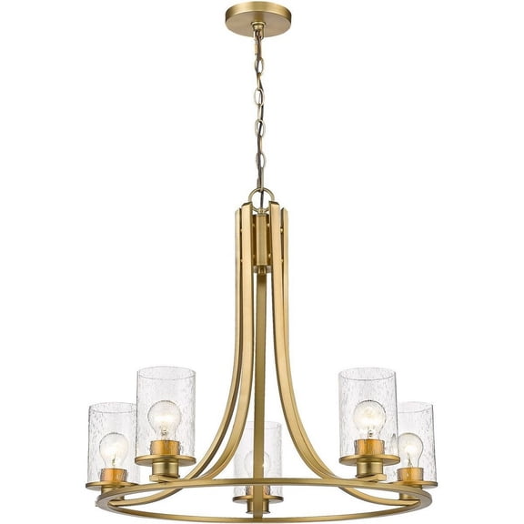 5 Light Chandelier In Traditional Style-24 Inches Tall And 27 Inches Wide     -Traditional Installation Z-Lite 492-5Obr