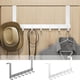 thumbnail image 1 of Sobre los ganchos de la puerta Portaportapuertas de aluminio para colgadores | 7 ganchos para capas resistentes para colgar toallas, abrigos, sombreros, paraguas. Resistente al óxido, sin arañazos, 1 of 6