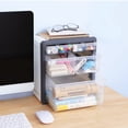 thumbnail image 4 of Wall Mount Pen Holder Multiple Compartments Stackable Combinable for Home Office, 4 of 21