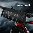 thumbnail image 5 of Bike Front Beam Bag | Cylindrical Nylon Waterproof Bike Handlebar Bag - Large Capacity 5L | Crossbody Strap | Multifunctional Cycling Storage | Easy Mount | 24x12x12cm, 5 of 9