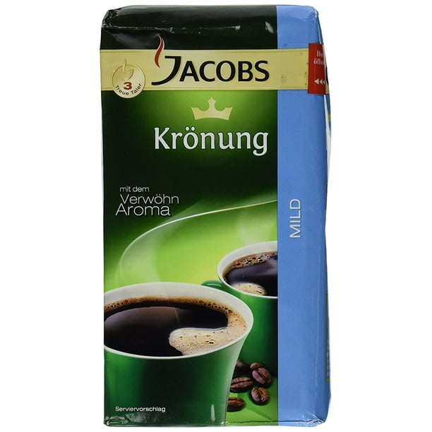 Jacobs Kronung Mild Ground Filter Coffee 500 Gram / 17.6 Ounce ( 2 Pack