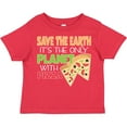 thumbnail image 3 of Inktastic Save the Earth. Its the Only Planet with Pizza. Boys or Girls Toddler T-Shirt, 3 of 5
