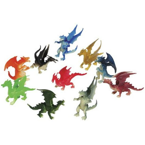 US Toy 4454 Mini Dragons Toy Pack of 12