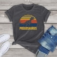 thumbnail image 5 of Camiseta de algodón 100% Pregosaurus para mujer, camiseta de dinosaurio kawaii para embarazadas, camiseta de maternidad vintage, ropa de embarazo 3xl, 5 of 5