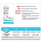 Air CAM Walker Fracture Boot Tall- Full Medical Recovery, Protection and Healing Walking Boot - Toe, Foot or Ankle Injuries, Fractures and Sprains(M)
