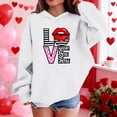 thumbnail image 4 of RXMEKW Heart Print Full-Zip Hooded Sweatshirt for Boys And Girls In Medium And Large With Pockets, 4 of 8