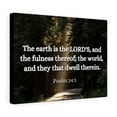 thumbnail image 5 of Scripture Walls Psalm 24:1 The World Bible Verse Canvas Christian Wall Art Ready to Hang Unframed, 5 of 16