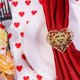 thumbnail image 4 of 8 anillos para servilletas, porta anillos de servilletas con forma de corazón, anillos de mesa para cenas, bodas, decoración de mesa (G, 4 of 5