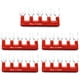 thumbnail image 2 of Speravity 5 uds 600V 15A filas dobles 5P tornillo de barrera bloque de terminales tipo horquilla 400V 15A 5P tira de terminales Vehículos, repuestos y accesorios Mis Speravity CZ11259-00B, 2 of 5